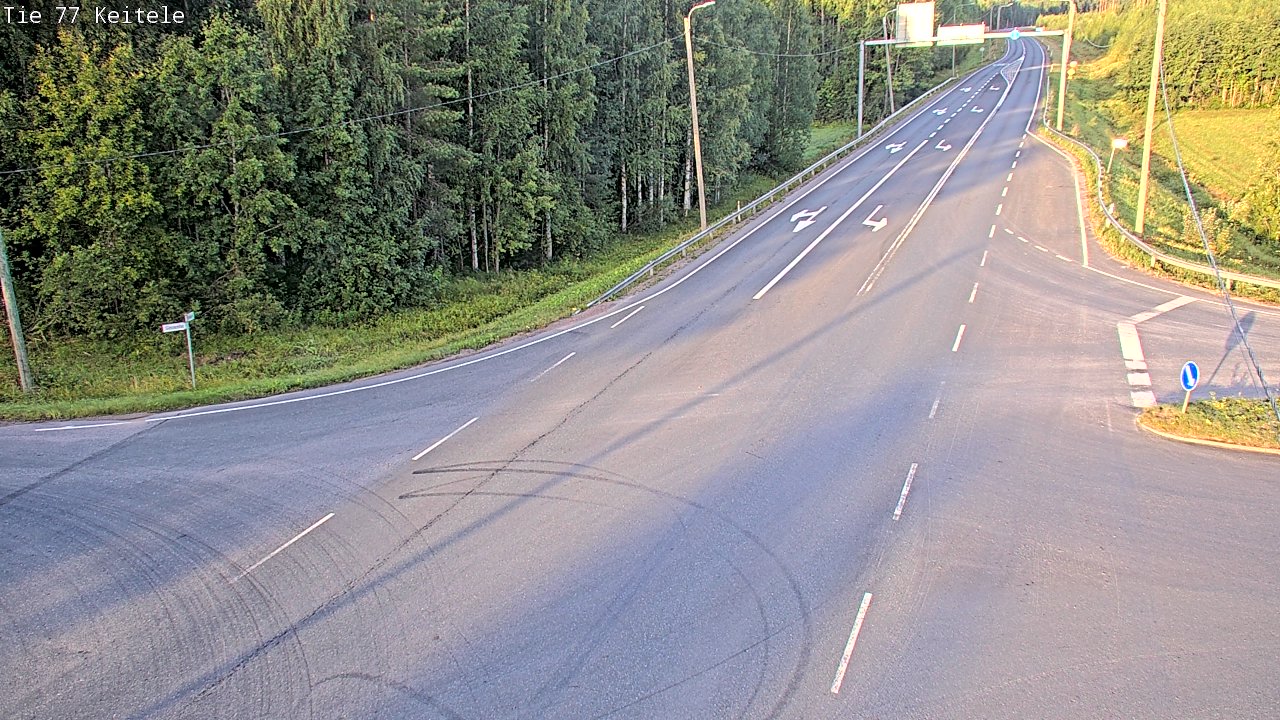 Weather Camera Image Väg 77 Keitele, Keitele, Pohjois-Savo