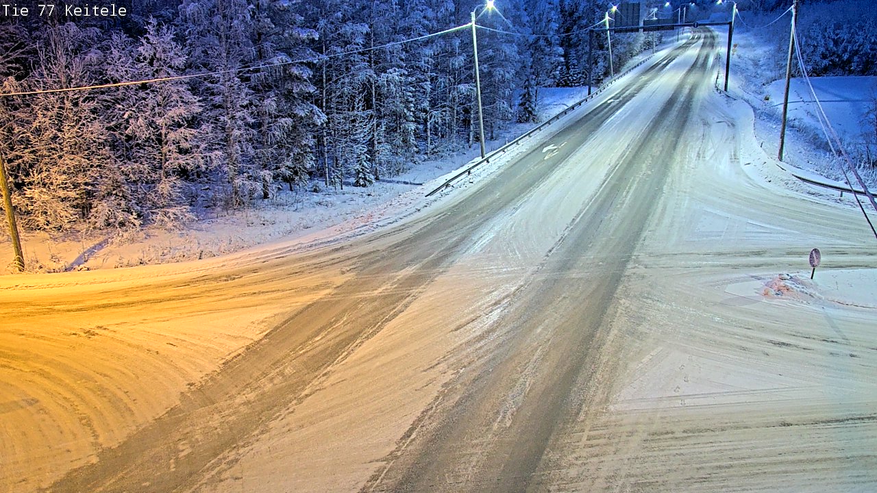 Weather Camera Image Väg 77 Keitele, Keitele, Pohjois-Savo