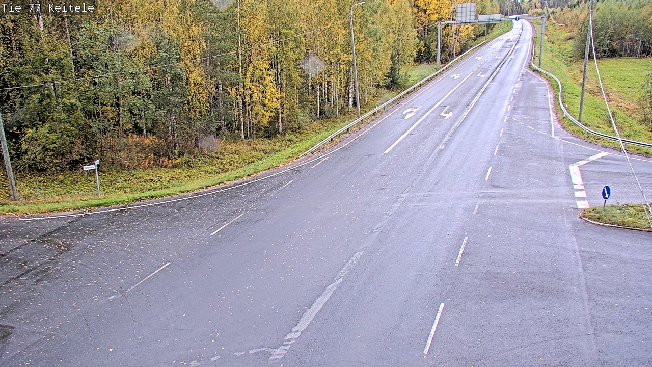 Weather Camera Image Road 77 Keitele, Keitele, Pohjois-Savo