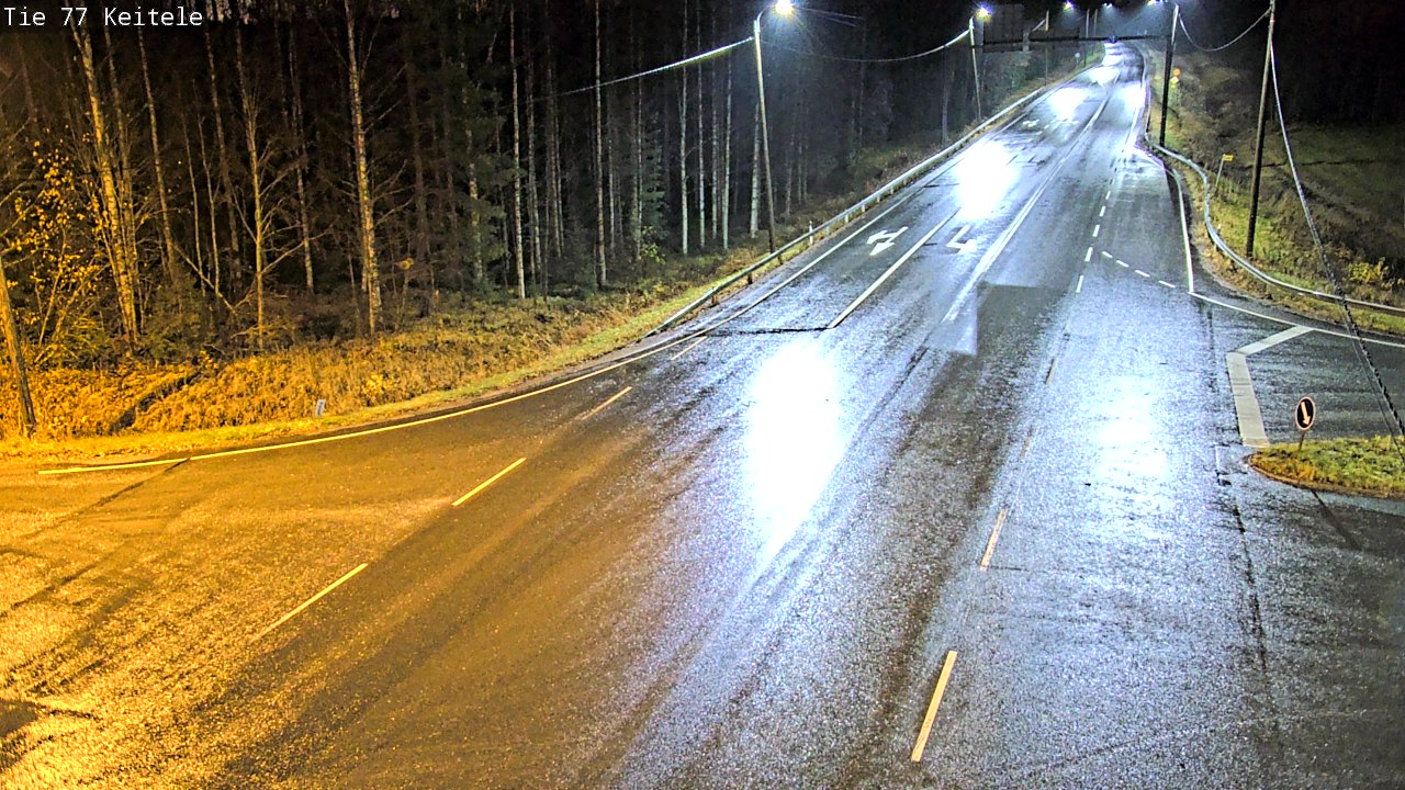 Weather Camera Image Väg 77 Keitele, Keitele, Pohjois-Savo
