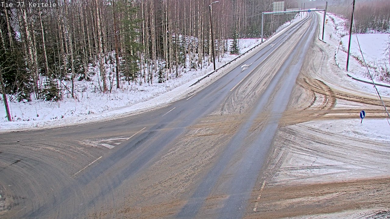 Weather Camera Image Väg 77 Keitele, Keitele, Pohjois-Savo