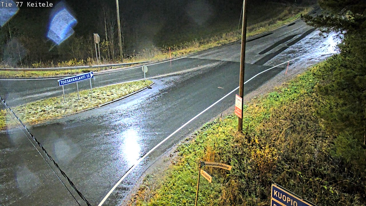 Weather Camera Image Väg 77 Keitele, Keitele, Pohjois-Savo