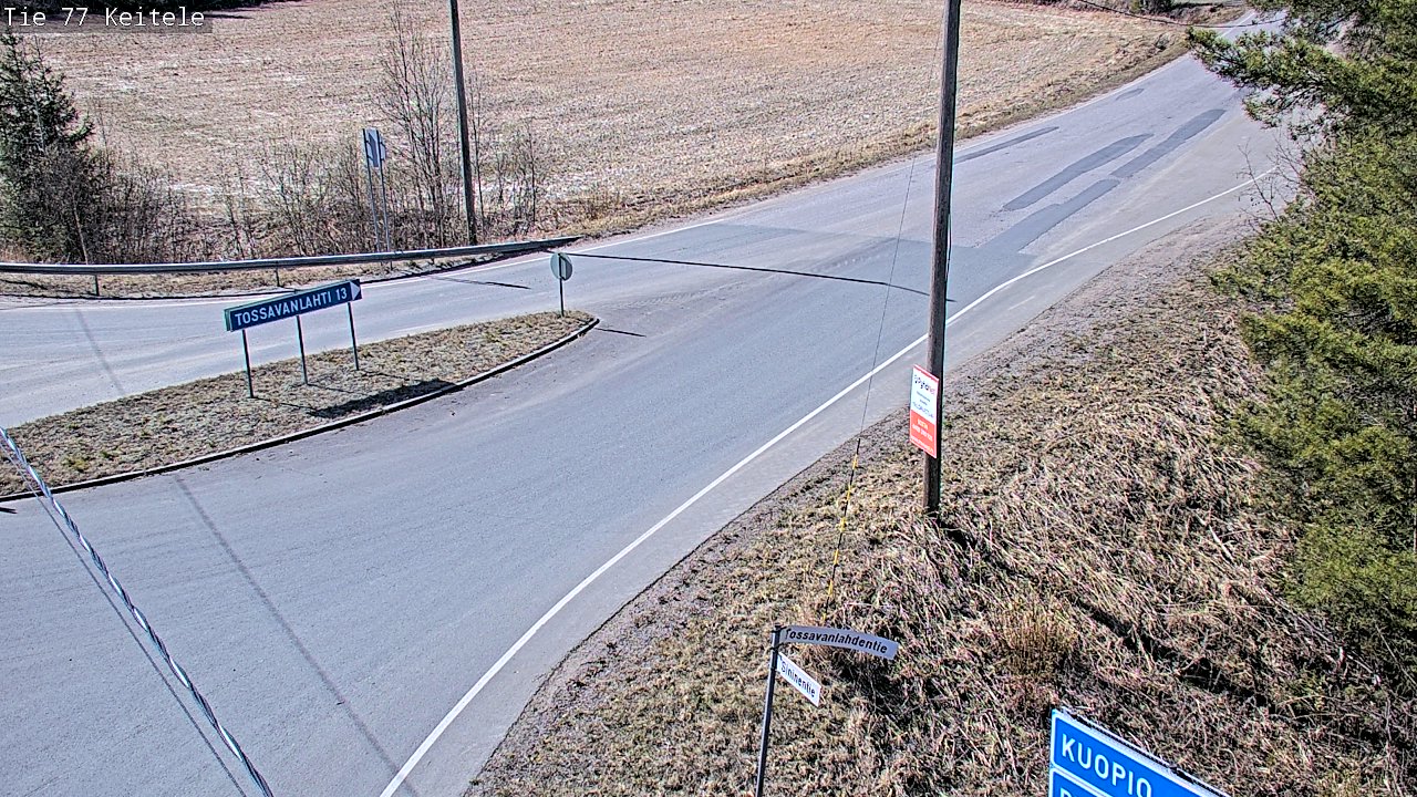 Weather Camera Image Road 77 Keitele, Keitele, Pohjois-Savo