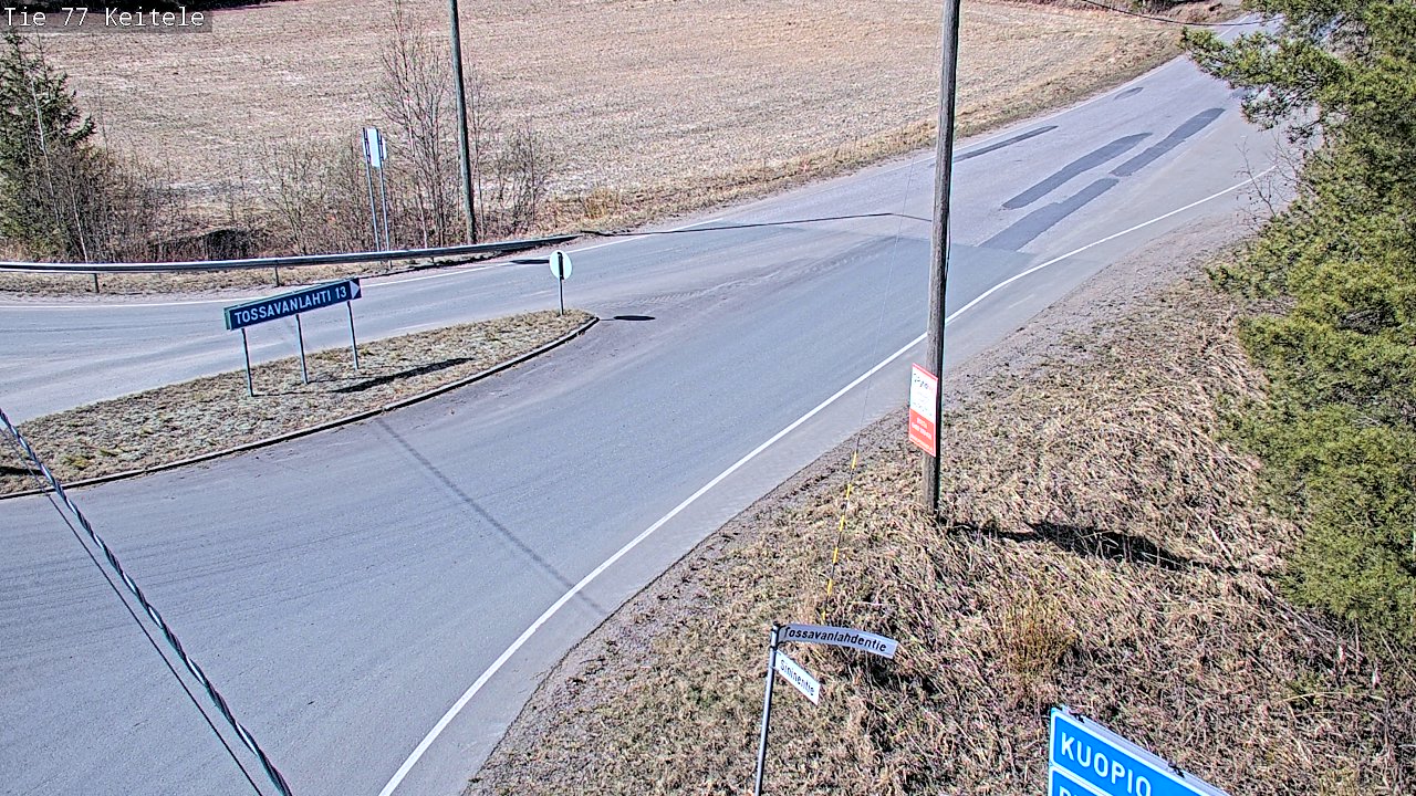 Weather Camera Image Road 77 Keitele, Keitele, Pohjois-Savo