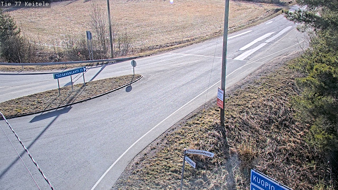Weather Camera Image Road 77 Keitele, Keitele, Pohjois-Savo