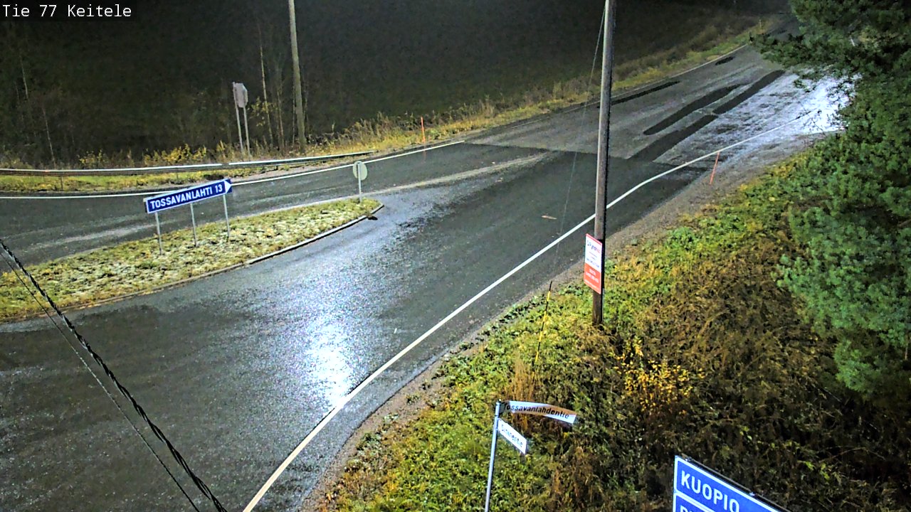 Weather Camera Image Väg 77 Keitele, Keitele, Pohjois-Savo