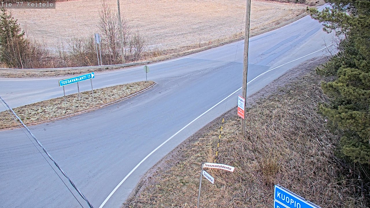 Weather Camera Image Road 77 Keitele, Keitele, Pohjois-Savo