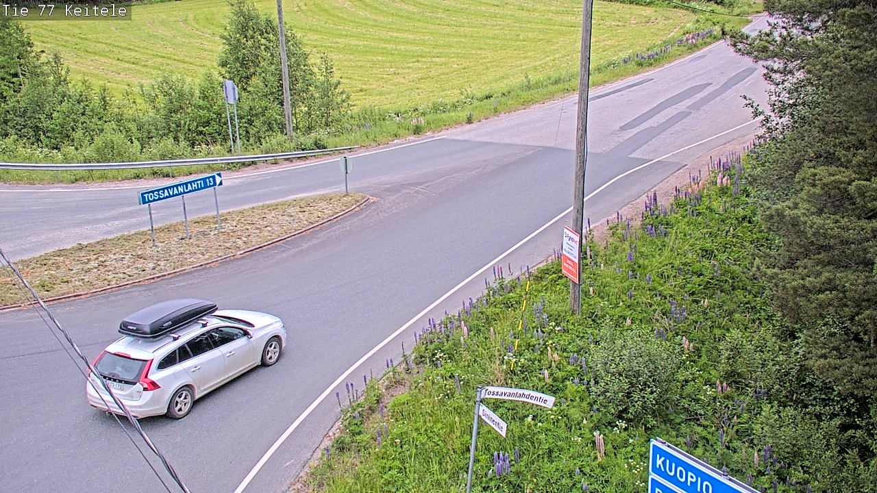 Weather Camera Image Road 77 Keitele, Keitele, Pohjois-Savo