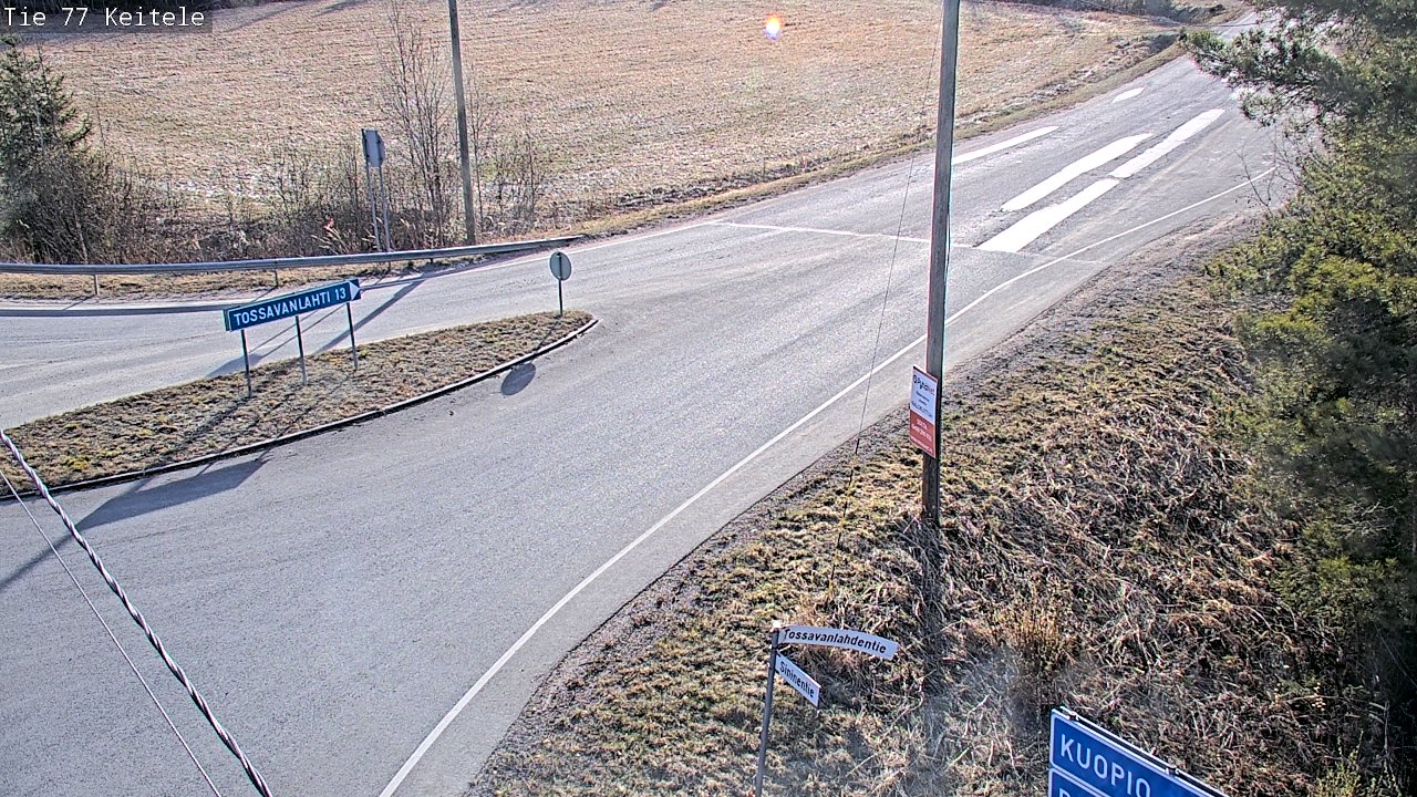 Weather Camera Image Road 77 Keitele, Keitele, Pohjois-Savo