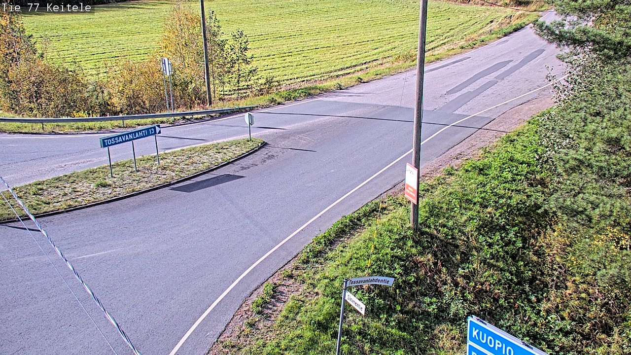 Weather Camera Image Väg 77 Keitele, Keitele, Pohjois-Savo