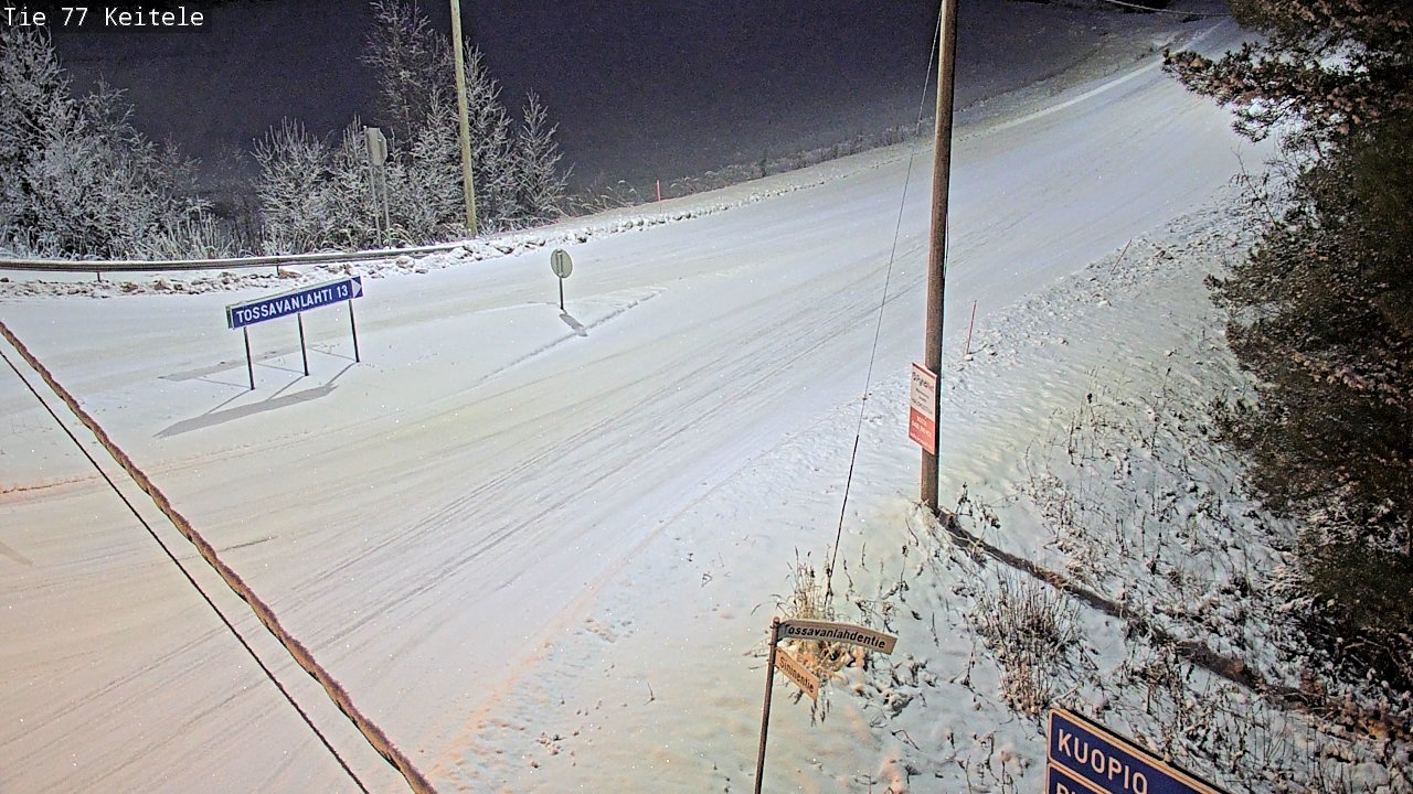 Kelikamerat Kuva Tie 77 Keitele, Keitele, Pohjois-Savo