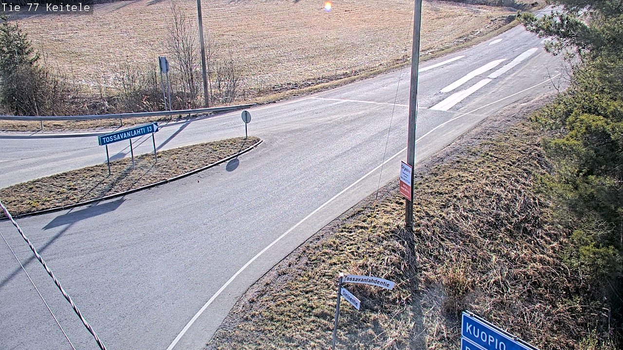 Weather Camera Image Road 77 Keitele, Keitele, Pohjois-Savo