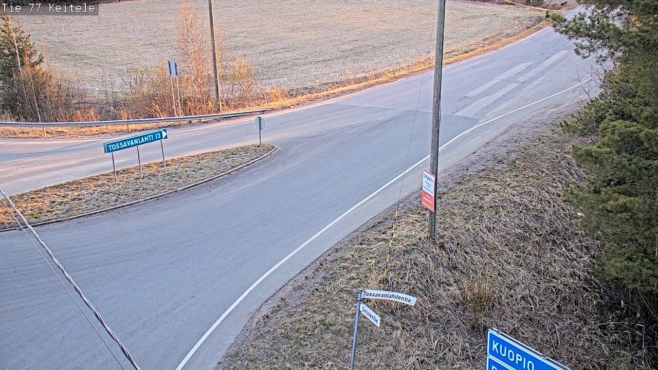 Weather Camera Image Road 77 Keitele, Keitele, Pohjois-Savo