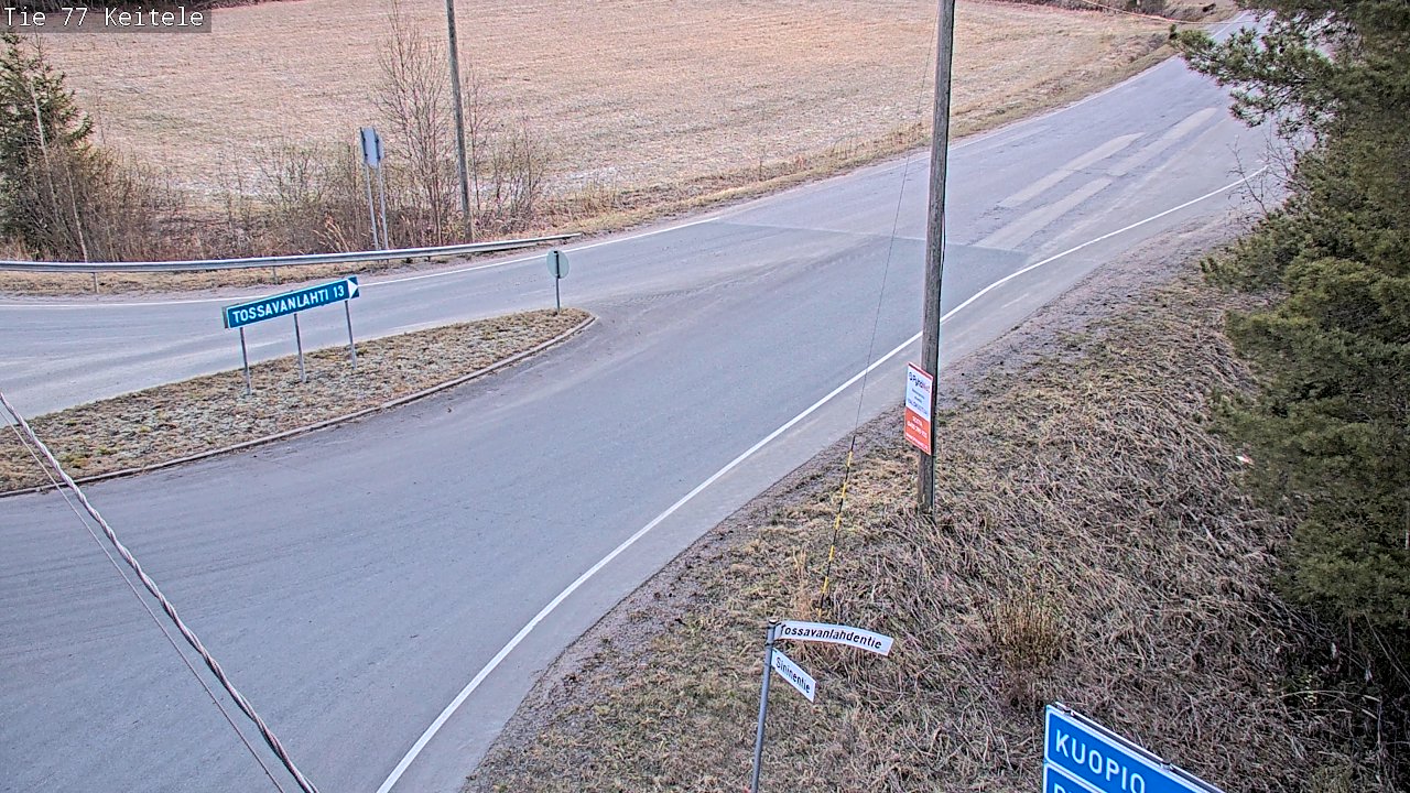 Weather Camera Image Road 77 Keitele, Keitele, Pohjois-Savo