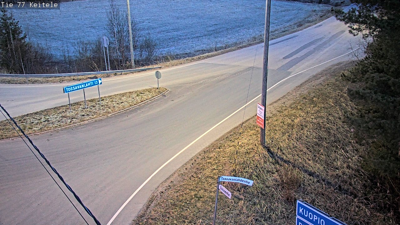 Weather Camera Image Road 77 Keitele, Keitele, Pohjois-Savo