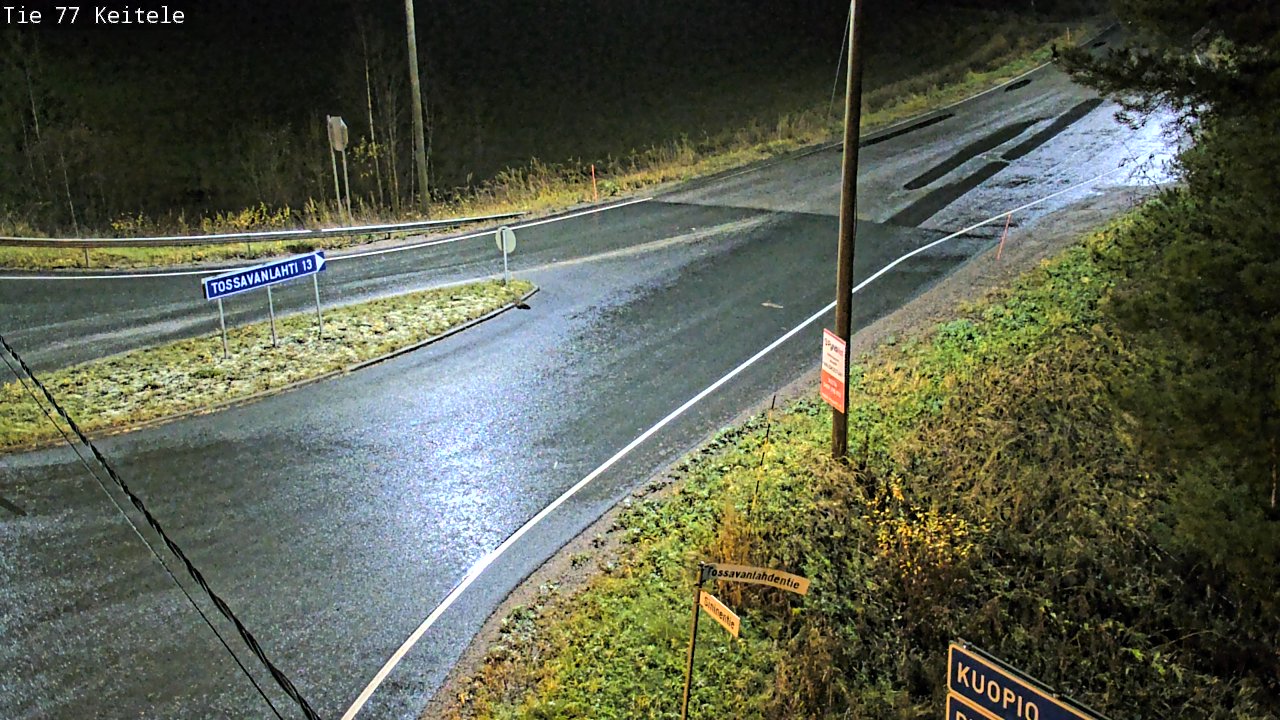 Weather Camera Image Road 77 Keitele, Keitele, Pohjois-Savo
