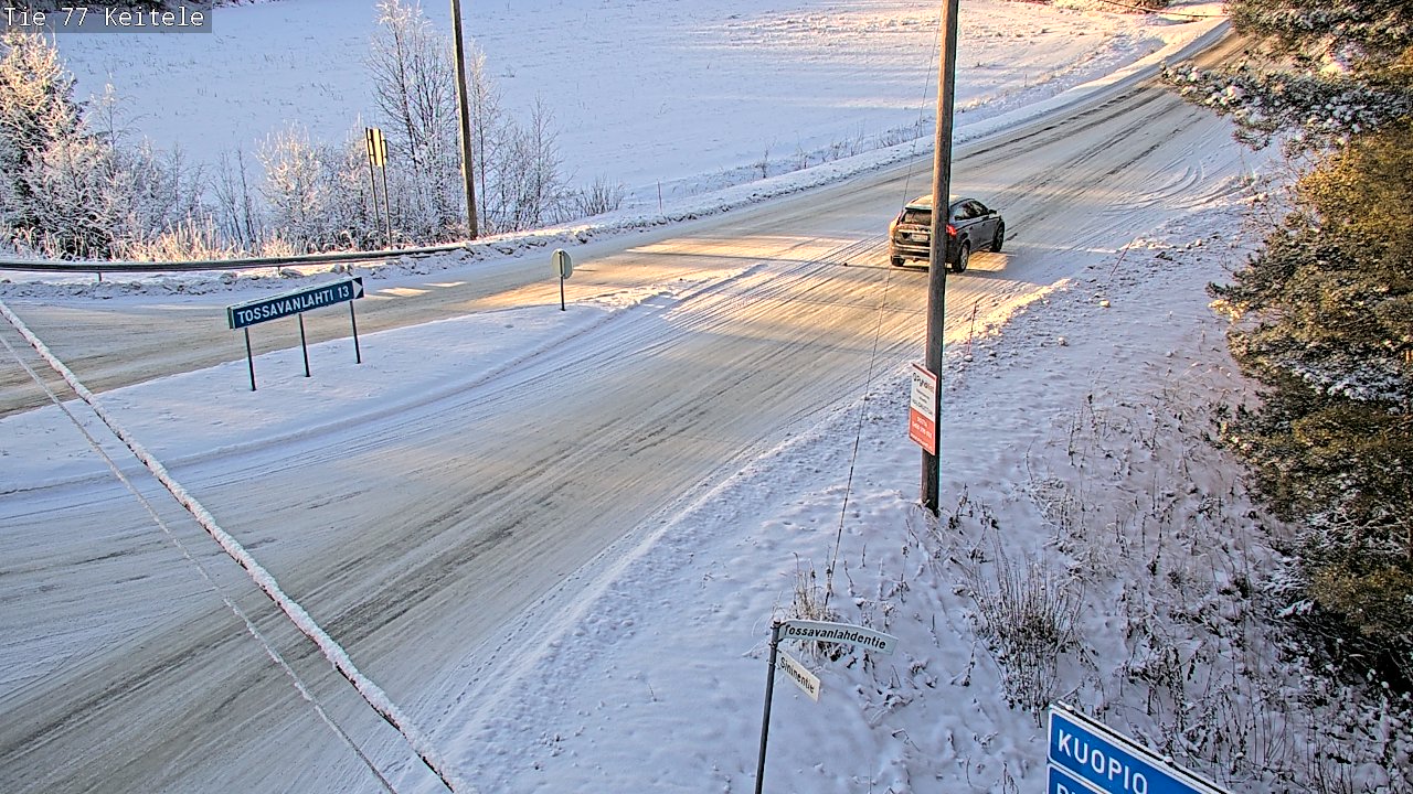 Weather Camera Image Väg 77 Keitele, Keitele, Pohjois-Savo