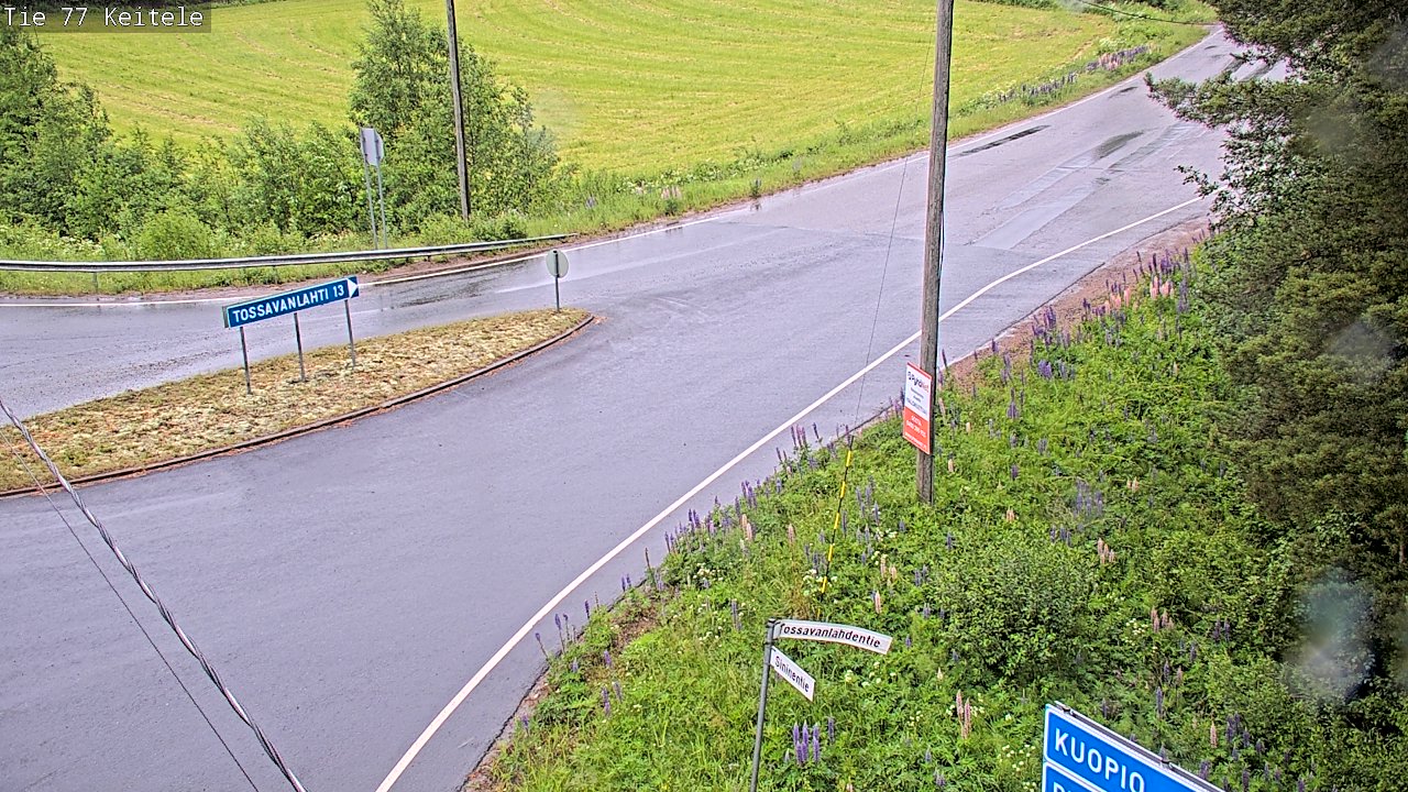 Weather Camera Image Väg 77 Keitele, Keitele, Pohjois-Savo