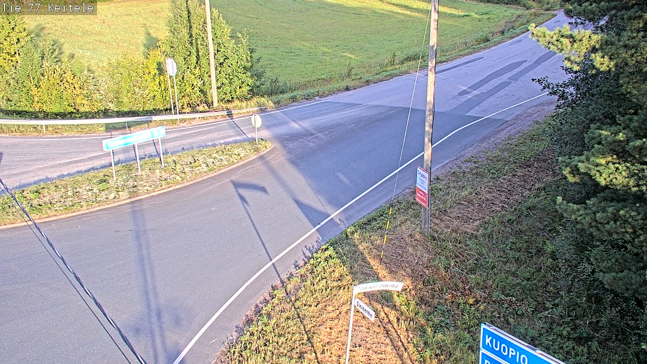 Weather Camera Image Road 77 Keitele, Keitele, Pohjois-Savo