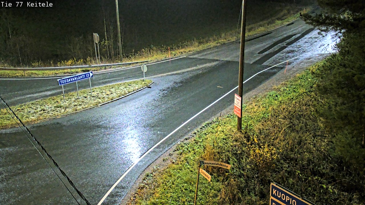 Weather Camera Image Väg 77 Keitele, Keitele, Pohjois-Savo