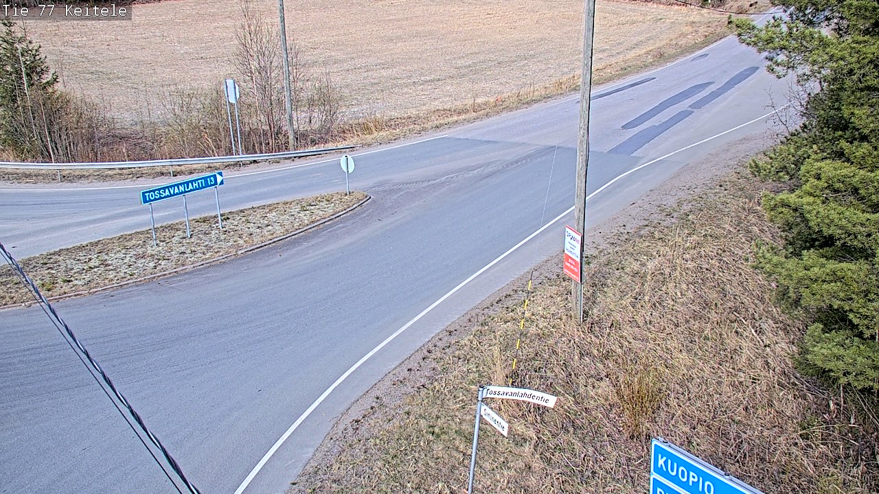 Weather Camera Image Väg 77 Keitele, Keitele, Pohjois-Savo