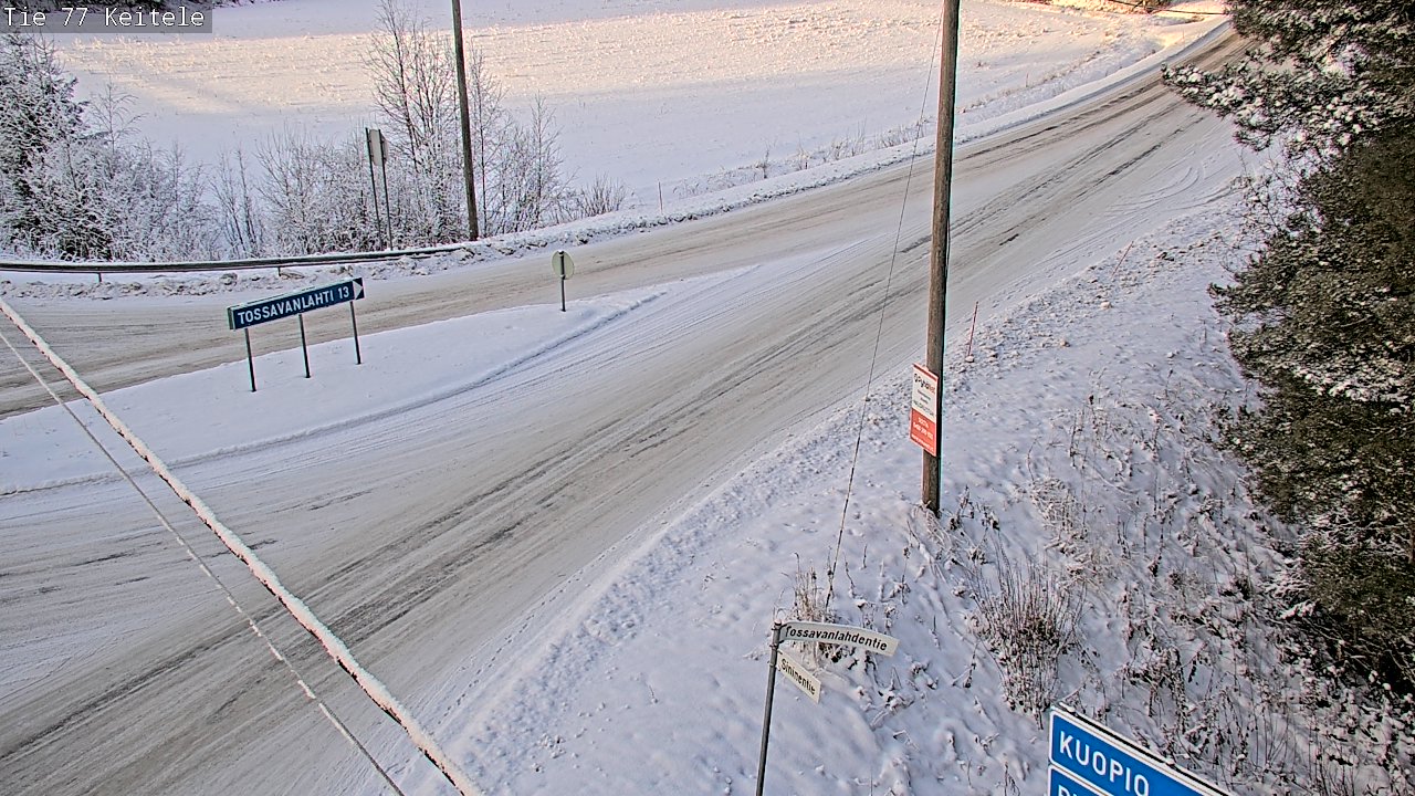 Weather Camera Image Väg 77 Keitele, Keitele, Pohjois-Savo