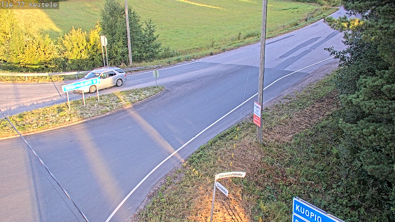 Weather Camera Image Road 77 Keitele, Keitele, Pohjois-Savo