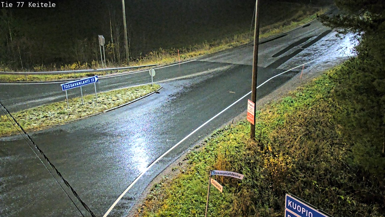 Weather Camera Image Väg 77 Keitele, Keitele, Pohjois-Savo