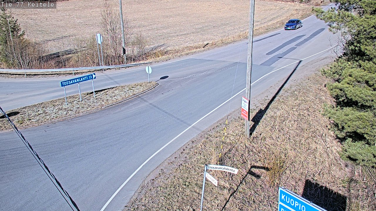 Weather Camera Image Road 77 Keitele, Keitele, Pohjois-Savo
