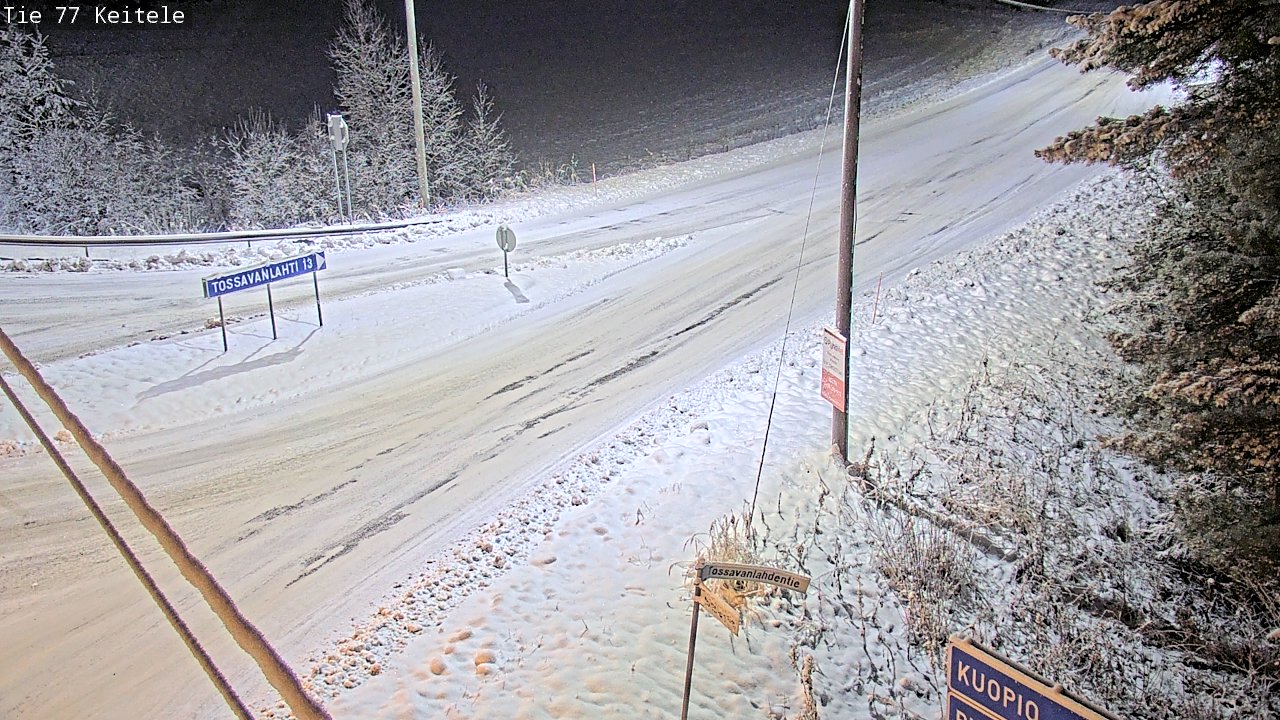 Kelikamerat Kuva Tie 77 Keitele, Keitele, Pohjois-Savo