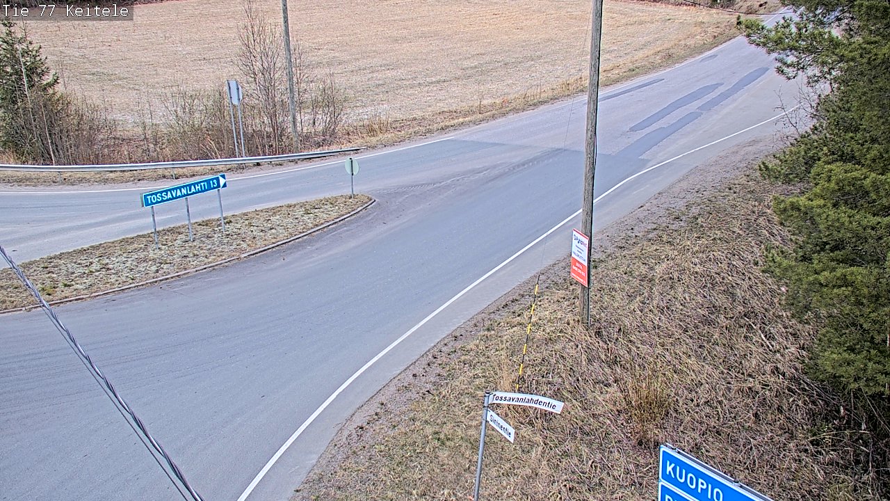 Weather Camera Image Väg 77 Keitele, Keitele, Pohjois-Savo