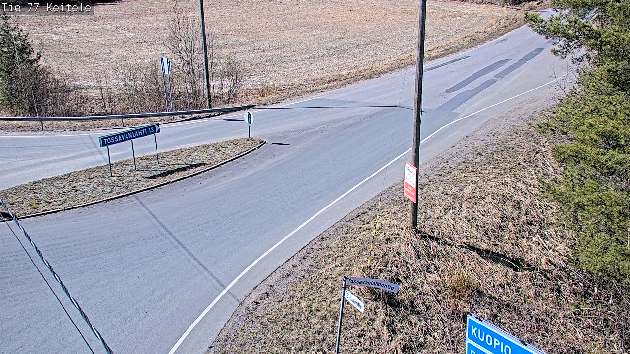 Weather Camera Image Road 77 Keitele, Keitele, Pohjois-Savo