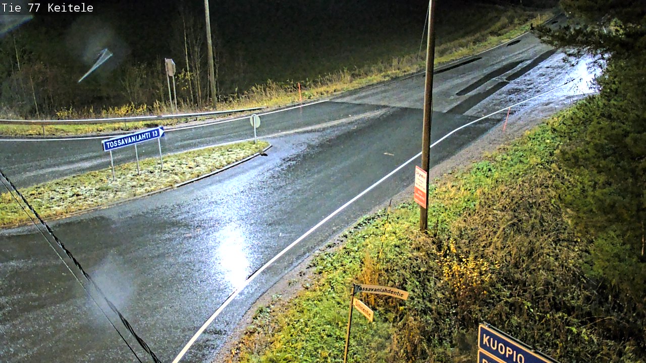 Weather Camera Image Väg 77 Keitele, Keitele, Pohjois-Savo