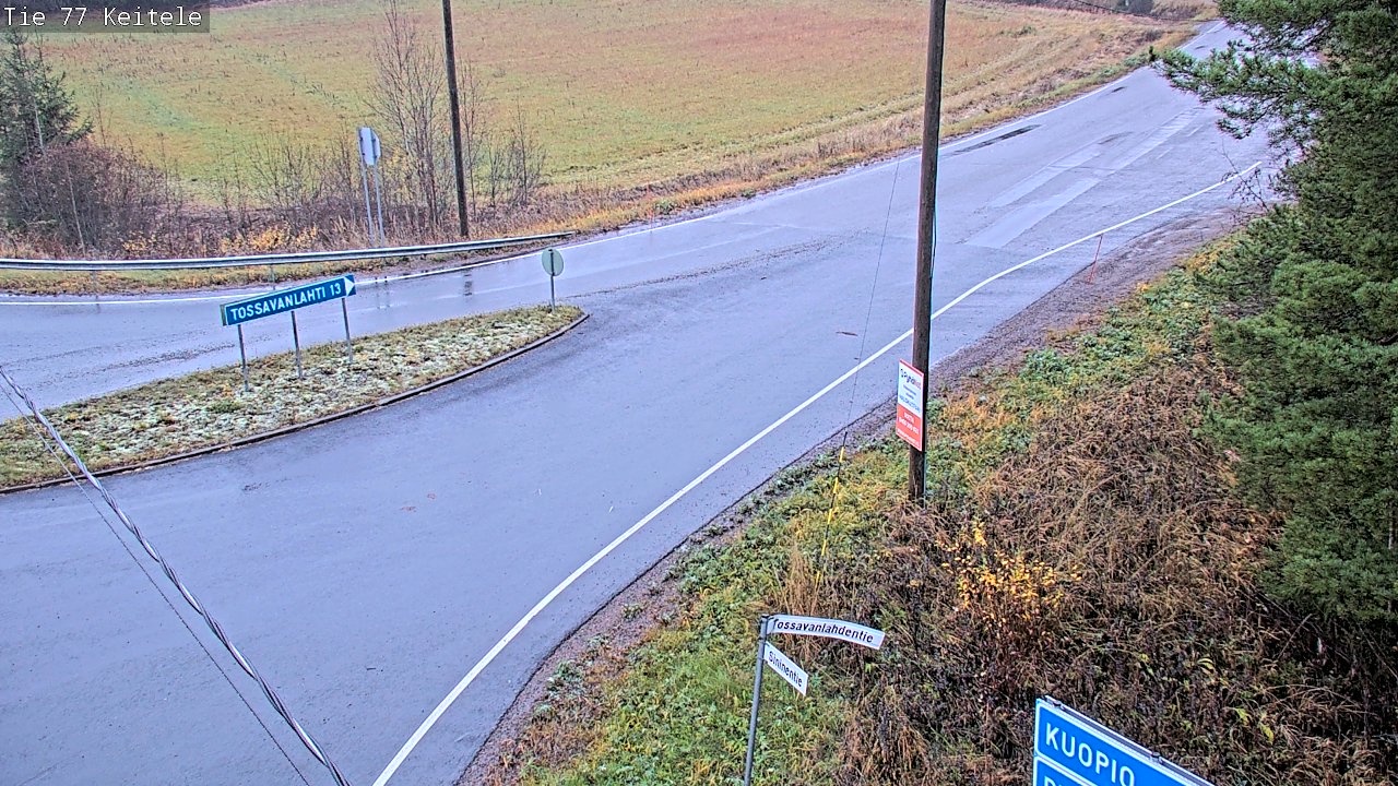 Weather Camera Image Väg 77 Keitele, Keitele, Pohjois-Savo