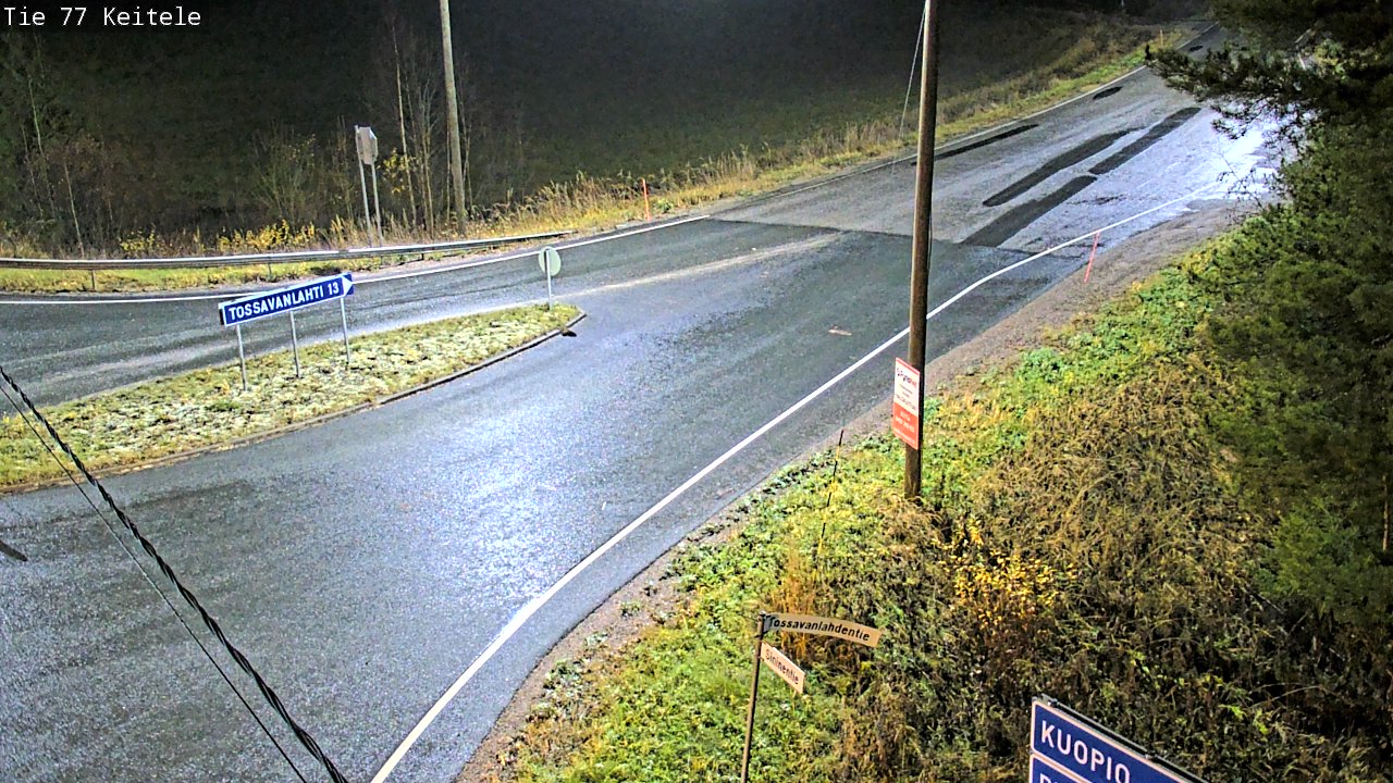 Weather Camera Image Road 77 Keitele, Keitele, Pohjois-Savo