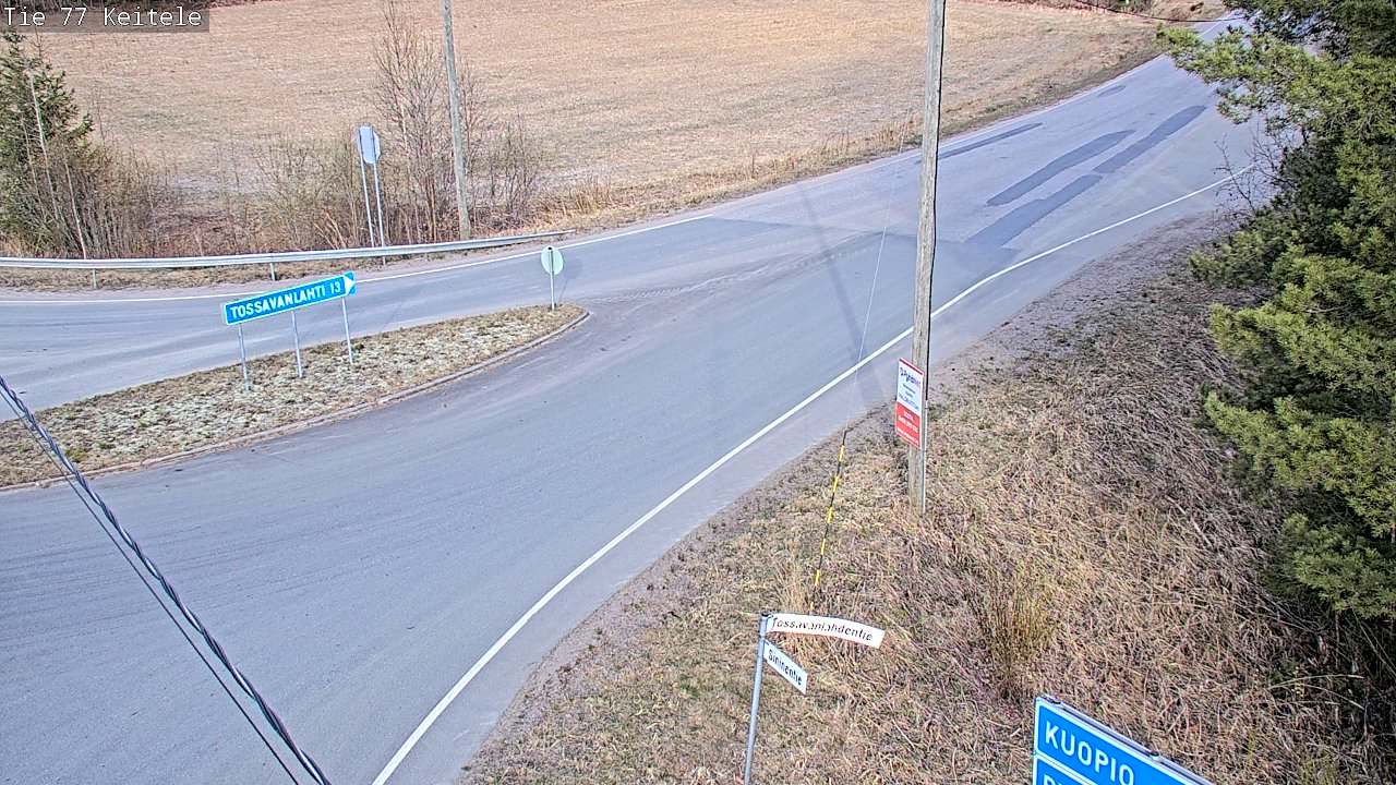 Weather Camera Image Väg 77 Keitele, Keitele, Pohjois-Savo