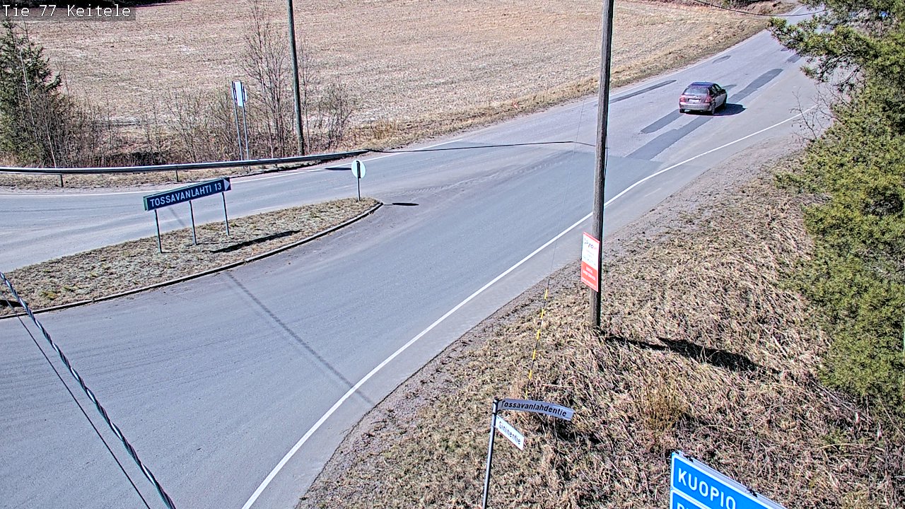 Weather Camera Image Road 77 Keitele, Keitele, Pohjois-Savo