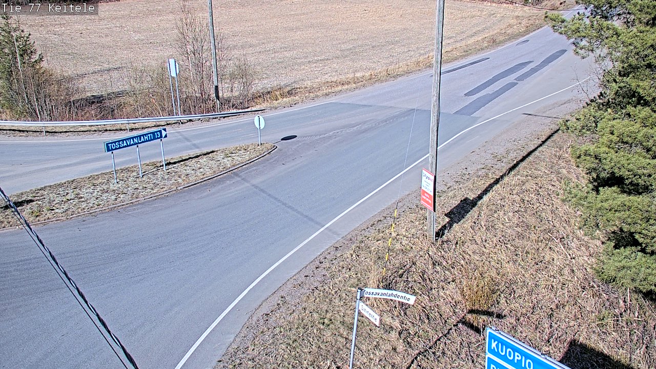 Weather Camera Image Road 77 Keitele, Keitele, Pohjois-Savo