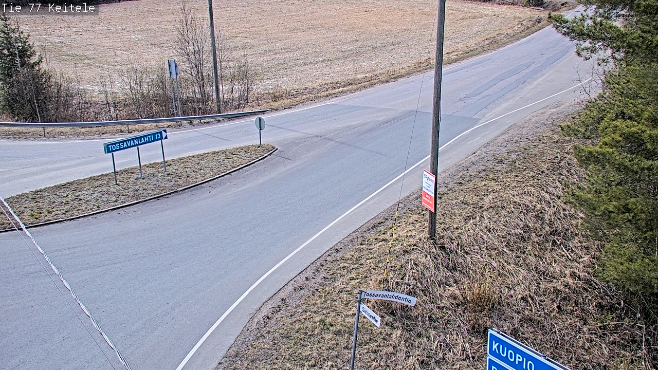 Weather Camera Image Road 77 Keitele, Keitele, Pohjois-Savo