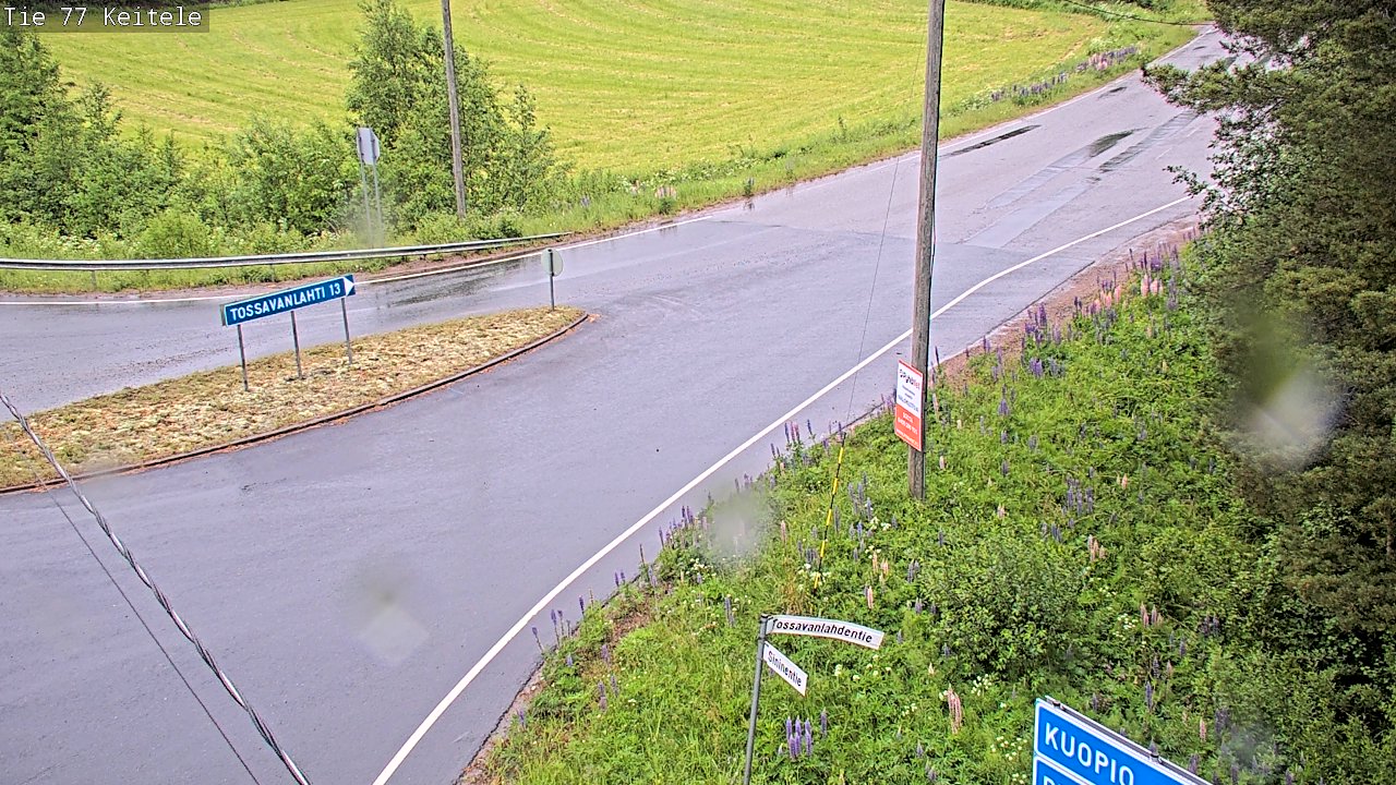Weather Camera Image Road 77 Keitele, Keitele, Pohjois-Savo