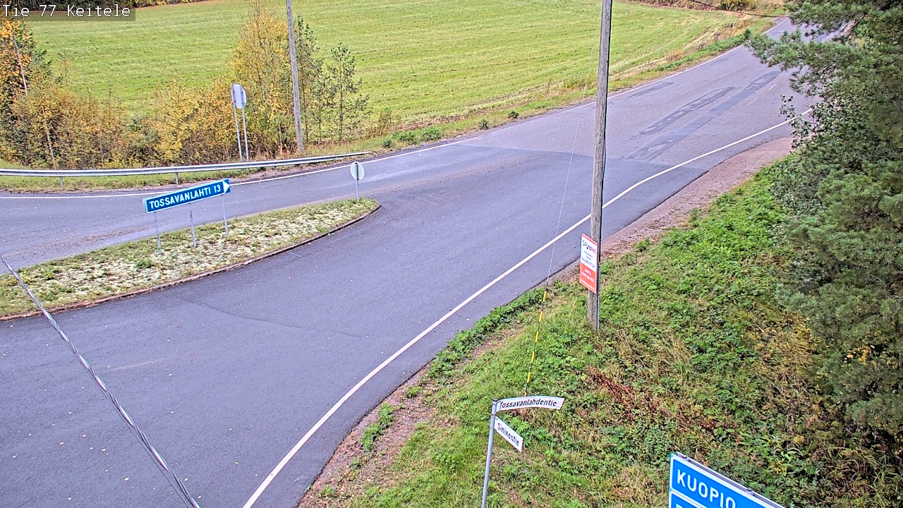 Weather Camera Image Road 77 Keitele, Keitele, Pohjois-Savo