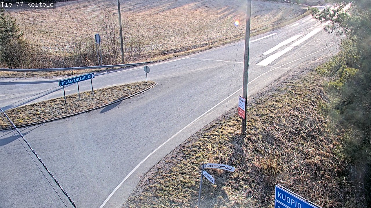 Weather Camera Image Road 77 Keitele, Keitele, Pohjois-Savo