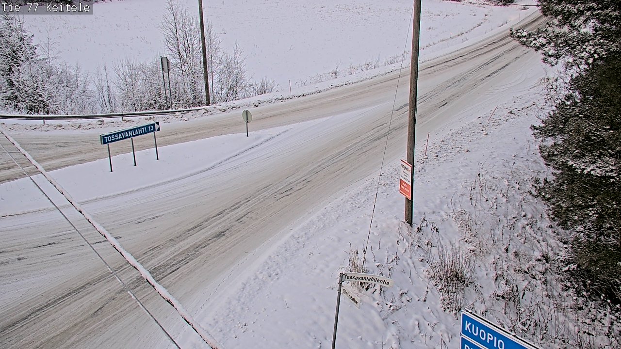 Weather Camera Image Väg 77 Keitele, Keitele, Pohjois-Savo