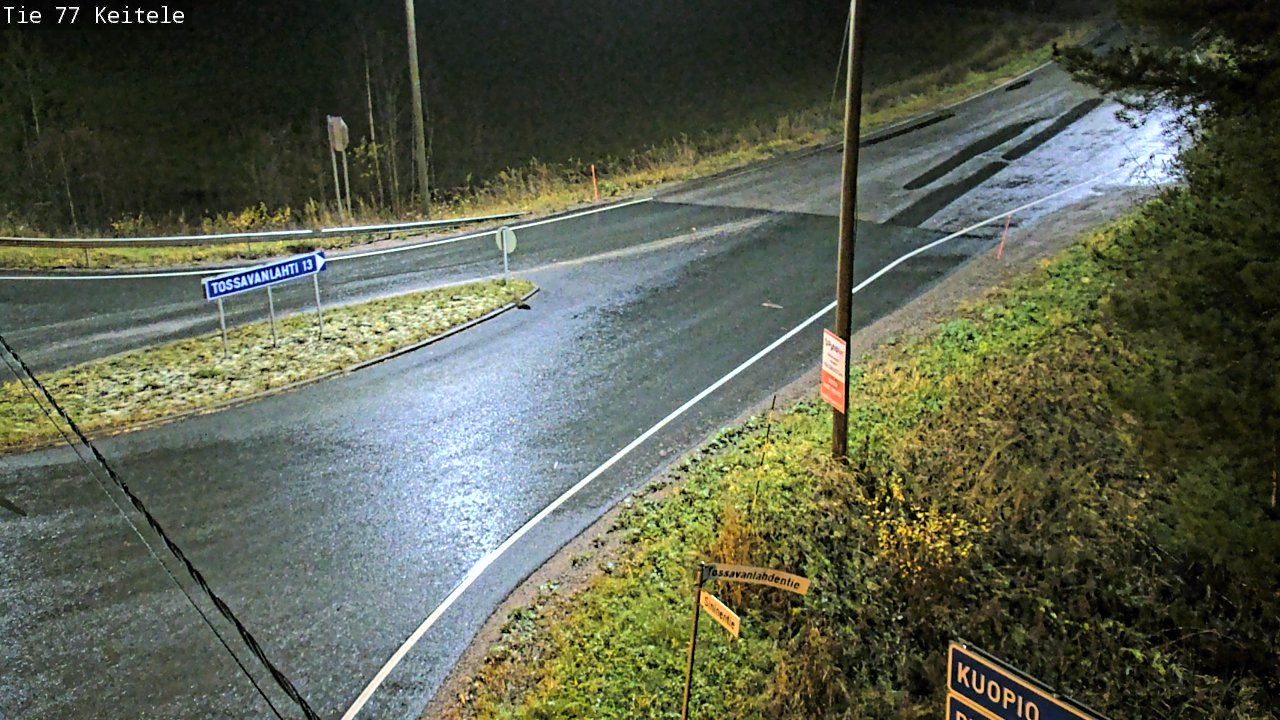 Weather Camera Image Väg 77 Keitele, Keitele, Pohjois-Savo