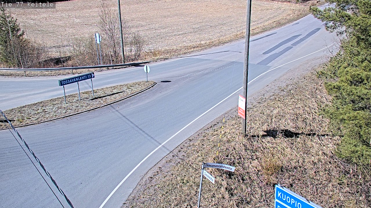 Weather Camera Image Road 77 Keitele, Keitele, Pohjois-Savo