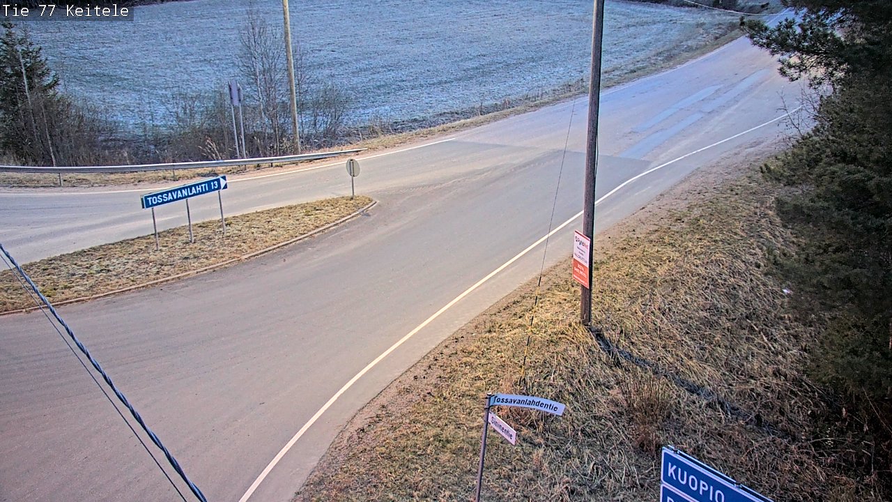 Weather Camera Image Road 77 Keitele, Keitele, Pohjois-Savo