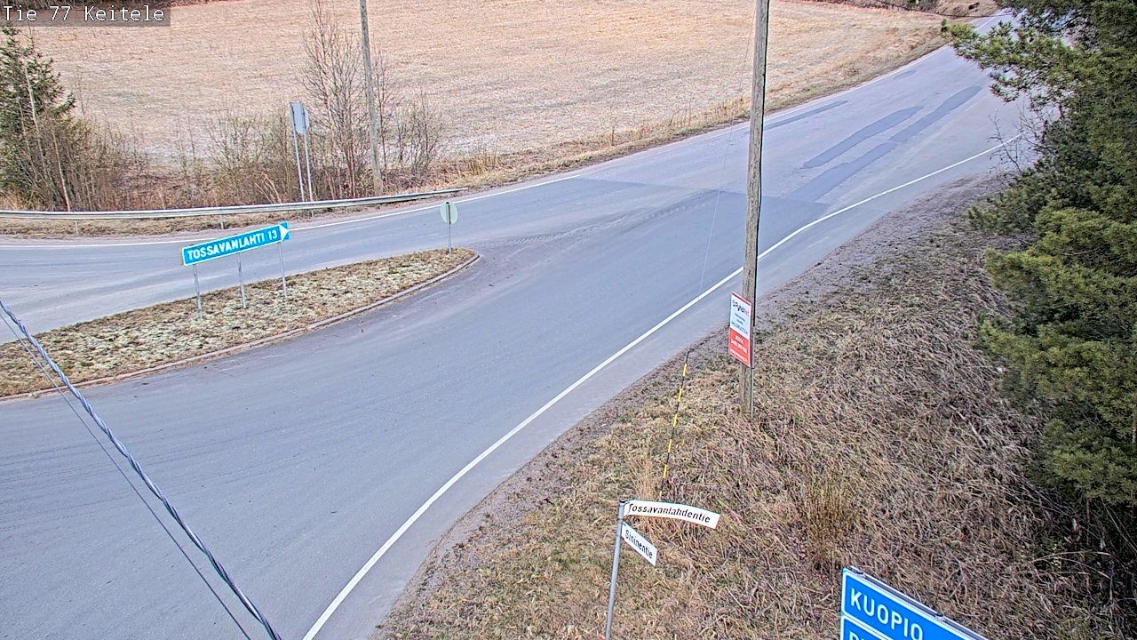 Weather Camera Image Väg 77 Keitele, Keitele, Pohjois-Savo