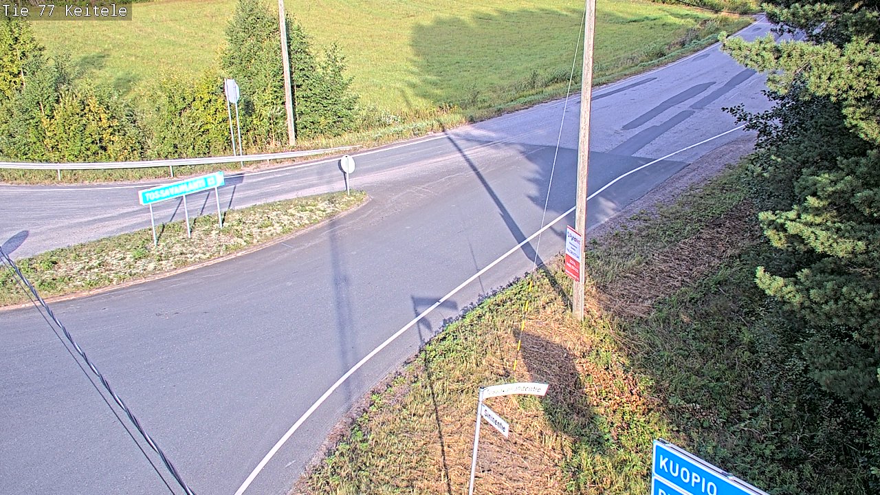 Weather Camera Image Väg 77 Keitele, Keitele, Pohjois-Savo