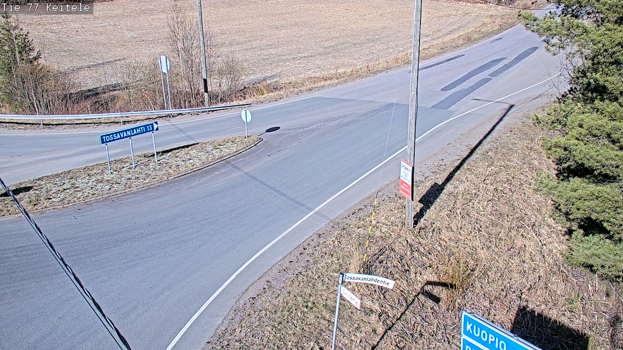 Weather Camera Image Road 77 Keitele, Keitele, Pohjois-Savo