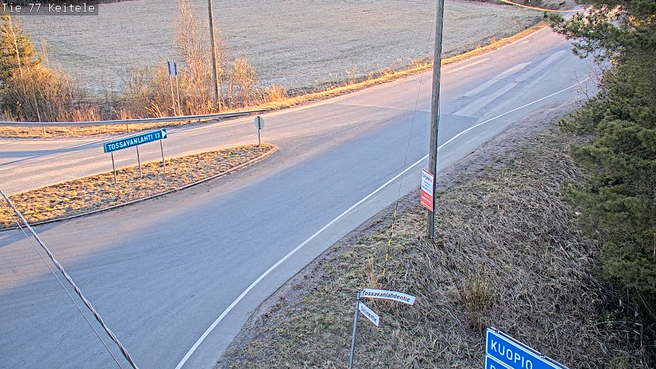 Weather Camera Image Road 77 Keitele, Keitele, Pohjois-Savo